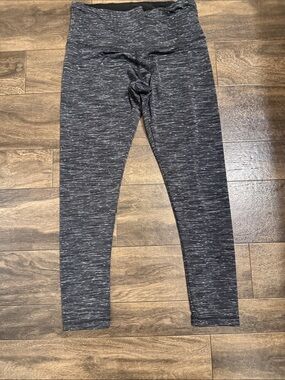 Women's Gray Space-Dye Leggings - Comfortable Everyday Legging